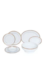 Haviland Plumes Gold 51 Parça Porselen Yemek Takımı