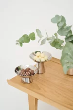 EDZARD Kase Malibu (Ø 13.5 cm, H 11), yuvarlak, paslanmaz çelik, ayna cilalı 7231 - Görsel 2