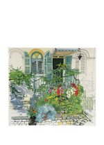 Gien Paris à Giverny Kare Seramik Tabak