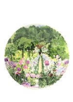 Gien Paris à Giverny Trevise Renkli Seramik Kase 31 cm