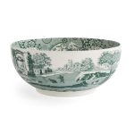 Spode Heritage Green Italian Yuvarlak salata servis 29 CM