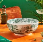 Spode Heritage Green Italian Yuvarlak salata servis 29 CM - Görsel 4