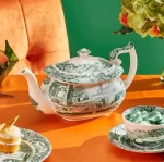 Spode Heritage Green Italian Demlik - Görsel 6
