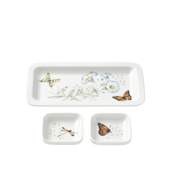 LENOX Butterfly Porselen 3 Parça Sosluk Seti
