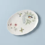 LENOX Butterfly Flutter Porselen Oval Servis Tabağı 40 cm - Görsel 2