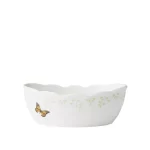 LENOX Butterfly Porselen Oval Ekmek Sepeti 26 cm