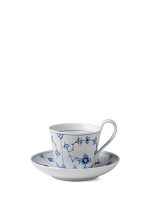 Royal Copenhagen 24cl Blue Fluted pl Fincan ve Tabak