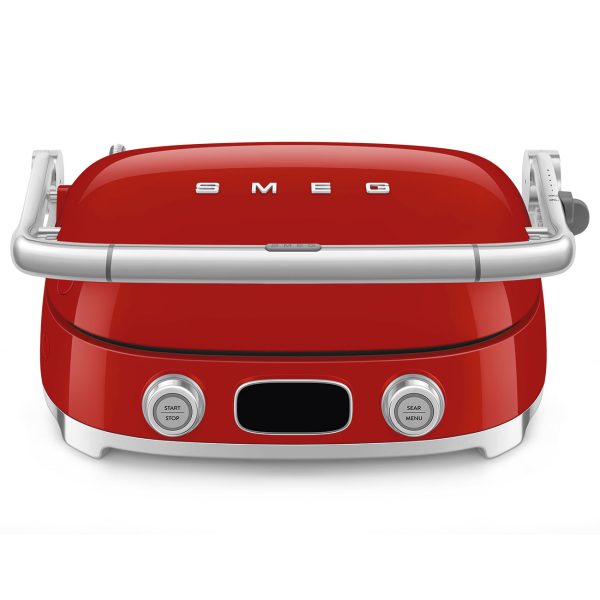 Smeg Tost Makinası Çok Kullanımlı Izgaralar 50's Style Kırmızı