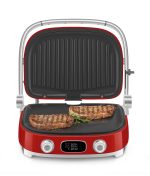 Smeg Tost Makinası Çok Kullanımlı Izgaralar 50's Style Kırmızı - Görsel 2