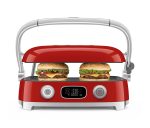 Smeg Tost Makinası Çok Kullanımlı Izgaralar 50's Style Kırmızı - Görsel 4
