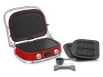 Smeg Tost Makinası Çok Kullanımlı Izgaralar 50's Style Kırmızı - Görsel 6